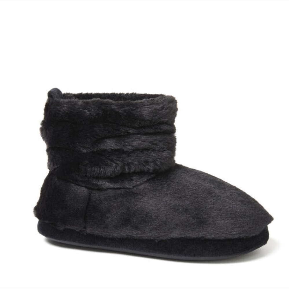 NWTS Women's DEARFOAMS Kimber Furry Bootie Size 11/12